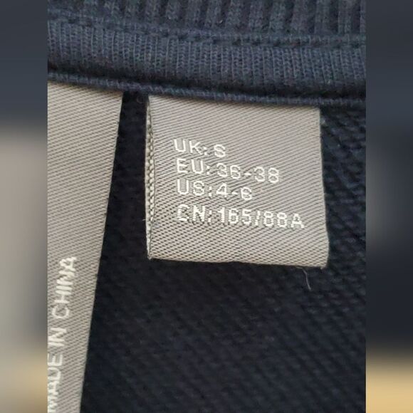 Sweaty Betty Navy Blue Revive Cotton Tshirt Women's Dress Size 4-6 - Picture 7 of 16